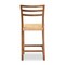 Baxton Studio Arthur MidCentury Modern Walnut Brown Mahogany Wood and Natural Rattan Counter Stool 212-12811-ZORO - alternate 4